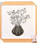 Crystal Art Gallery Rattan Floral Wall Art Natural Boho Home Decor