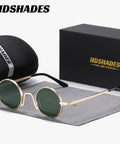 Mother'S Day Gift HDSHADES Unisex Classically Designed Full-Frame Sunglasses round Frame Durable Play Golf Sunglasses UV400