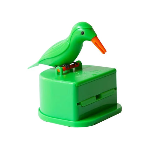 1Pc New Small Bird Toothpick Container Automatic Toothpick Dispenser Toothpick Holder Home Decoration Kitchen Accessories