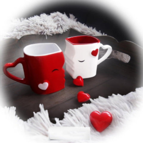 Cute Couples' Ceramic Mug Set