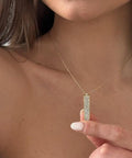 'I Love You' Necklace, 3D Engraved, Necklace with Secret Message, Gift for Women