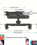 Car Headrest Tablet Mount, Car Headrest Tablet Holder, Seat Back Tablet Mount, Storage Holder for Tablet & Phone, Boyfriend Gift, Car Accessories