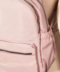 Fame Adjustable Strap Nylon Backpack Bag with Side Pockets