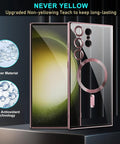 Entronix Case for Samsung Galaxy S25 Ultra - Luxury Glossy Bumper Cover, [Magnetic-Compatible] Smartphone Accessories Protective Protector