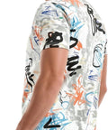 Mens Hipster Hip Hop Short Sleeve Print T-Shirt Shirts Men