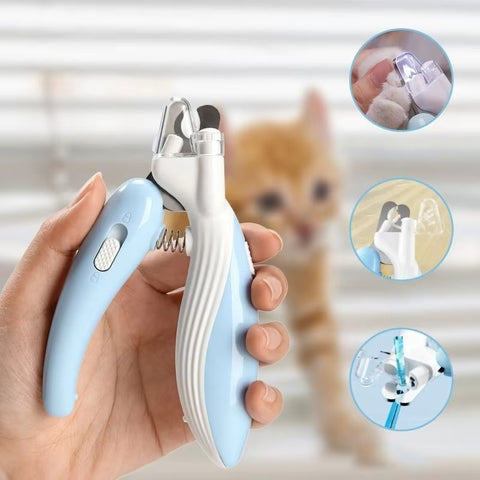 LED-Illuminated Pet Nail Clippers