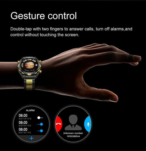 Extraordinary Master Smart Watch2025 NEW Men AMOLEDHD Screen GPS Bluetooth Call for Lp68 Waterproof Watches Blood Sugar Wearable Monitor