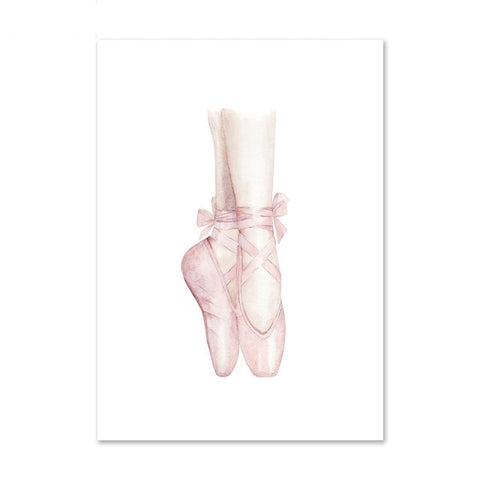 Cartoon Girl Canvas Poster