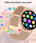 Multifunctional Smart Watch, Fashion Digital Watch with Multiple Sport Modes, Wireless BT Call Sports Smart Watches for Women Gift