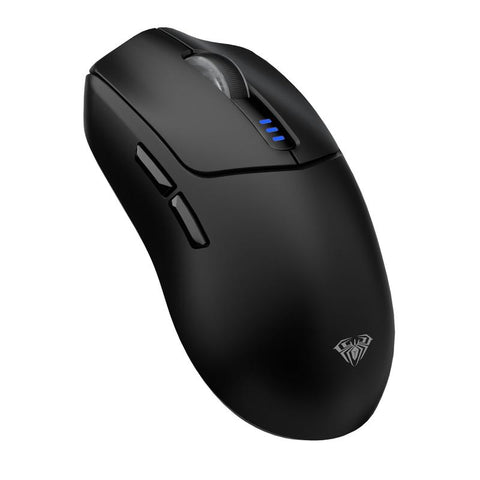 AULA SC580 Tri-Mode Wireless Gaming Mouse, 2.4G/BT5.0/USB-C, 10000 DPI Rechargeable Wireless Mouse, Gamer Mouse with 6 Programmable Buttons, Anti-Slip Stickers, Office Desktop Laptop PC Accessories Ergonomic Computer Mouse Bluetooth Budget Mouse Springtok