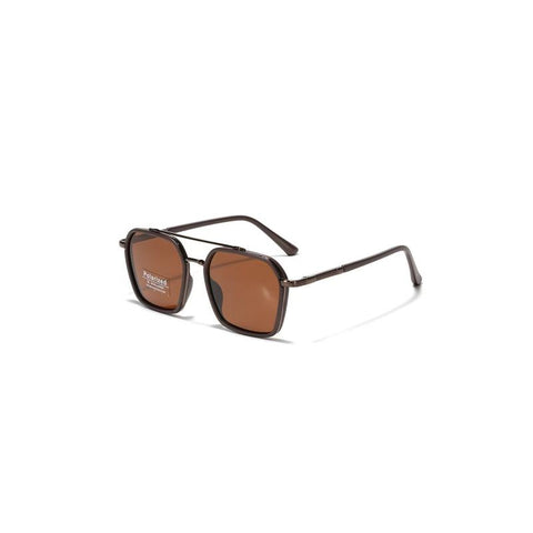 Back to School Sunglasses for Travel USE, Fashion Fall/Summer 2025 Geometric Frame Double Beam Sun Protection Glasses Trends, Travel Accessories, Fall Outfits, Fall Freshness, Vacation Outfits Fall Outfits 2025