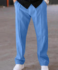 Men'S Solid Color Long Leg Pants, Regular Fit Casual Comfy Trousers for Spring & Fall, Men Bottoms for Daily Wear, Clothing