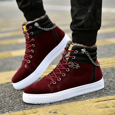 Men’s Fleece-Lined High-Top Sneaker