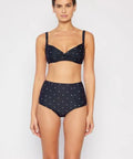 Marina West Swim Take a Dip Twisted High-Rise Bikini Set