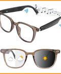 Bluetooth Smart Glasses, Auto-Tinting Sunglasse，Men'S ＆ Women'S Fashion Eyewear，Lenses with UV ＆ Blue Light Protection,Open Audio,Rechargeable