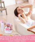 Mothers Day Gifts for Mom - Spa Gift Baskets for Women - 8 Pcs Luxury Rose Scented Heel Shoe Design Bath and Body Spa Set-Self Care Package for Women, Presents for Mom, Body Care Set for Her
