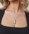'I Love You' Necklace, 3D Engraved, Necklace with Secret Message, Gift for Women