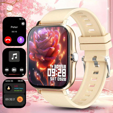 Multifunctional Smart Watch, Fashionable Digital Watch with Heart Rate Monitoring and Sleep Tracking, Sports Watch with Multiple Sports Modes for Women & Men, Wearable, Wireless