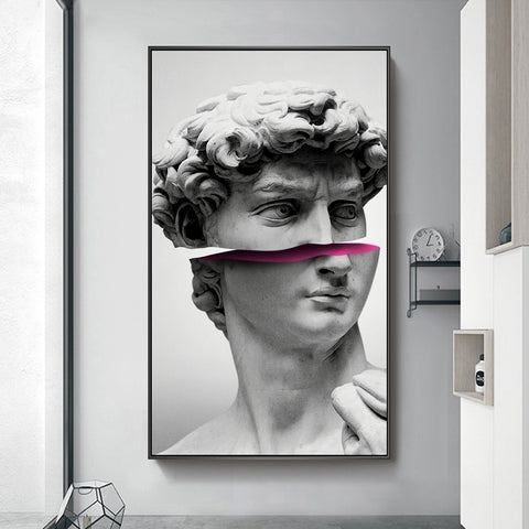 Michelangelo's Abstract David Poster