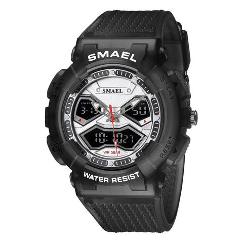 SMAEL Dual Display Digital Electronic Watch