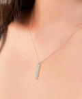 'I Love You' Necklace, 3D Engraved, Necklace with Secret Message, Gift for Women