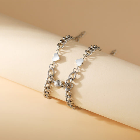 Magnet Suction Couple's Bracelet