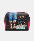 Nicole Lee USA Printed Extra Large Cosmetic Pouch