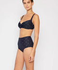 Marina West Swim Take a Dip Twisted High-Rise Bikini Set