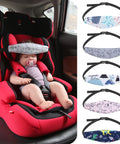 Baby Carseat Head Support Adjustable Infant Stroller Neck Relief Strap Pillow Fastening Belt Headrest Toddler Sleep Positioner