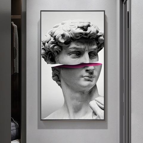 Michelangelo's Abstract David Poster