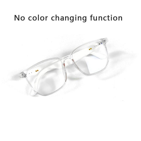 Bluetooth Smart Glasses, Auto-Tinting Sunglasse，Men'S ＆ Women'S Fashion Eyewear，Lenses with UV ＆ Blue Light Protection,Open Audio,Rechargeable