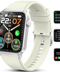 [Mother'S Day] Ntaanoo 1.85" Fashion Touch Screen Smart Watch, Digital Smart Watches with Call Function 100+ Sports Modes Dly Watch Dials Messages Reminder Multifunctional Smartwatch for Men Women