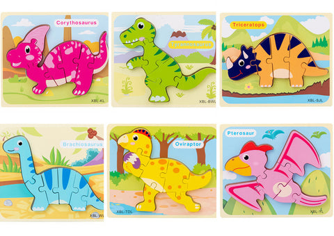 Wooden Jigsaw Dinosaur Puzzle