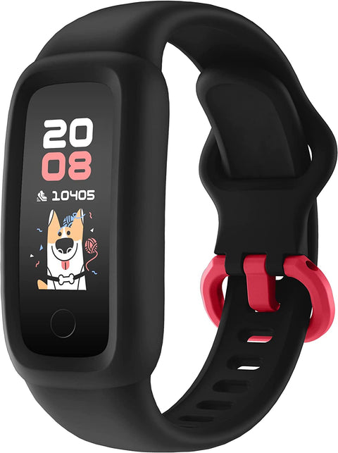 Vigor 2 Kids Fitness Tracker Watch for Girls Boys Ages 5-12, IP68 Waterproof, Activity Tracker, Pedometer, Heart Rate Sleep Monitor, Calorie Step Counter Watch