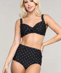 Marina West Swim Take a Dip Twisted High-Rise Bikini Set