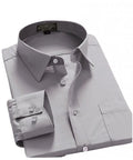 Men Dress Shirt Regular Fit  Solid Color