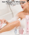 Electric Shaver for Woman Female Razor Body Epilator Face Facial Mustache Leg Body Underarm Bikini Electric Hair Remover Trimmer