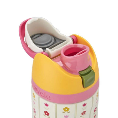 Owala Flower Crown Freesip Stainless Steel Water Bottle Color Drop in Hand