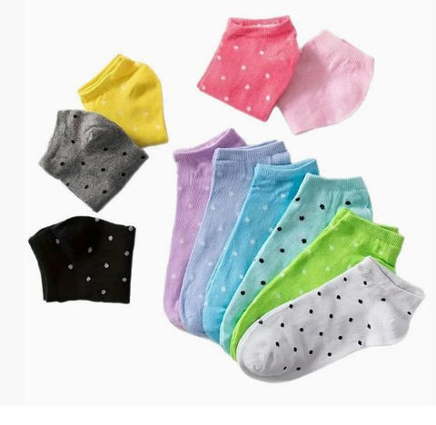 Candy-Colored Ankle Socks