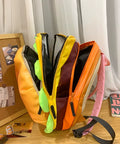 Cartoon Cute Multi-Storey Hamburger Travel Backpack Women Large Capacity Personality Waterproof School Backpacks for Girls Gift