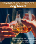Labrador Retriever Stemless Wine Glass (One Glass) - Unique for Dog Lovers - Hand Etched with Breed Name on Bottom