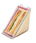 Triangle Bakery Packaging Small Sandwich Box Triangle Sandwich Containers Reusable Sandwich Bags Preservation Box for Schoolbag