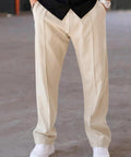 Men'S Solid Color Long Leg Pants, Regular Fit Casual Comfy Trousers for Spring & Fall, Men Bottoms for Daily Wear, Clothing