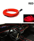 USB Powered Car Interior LED Light for Summer, Car Accessories, Car Electronics, Multiple Color Modes 5M Fiber Ambient Light, Car Interior Decorative Light, Magic Light Tape