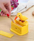 1Pc New Small Bird Toothpick Container Automatic Toothpick Dispenser Toothpick Holder Home Decoration Kitchen Accessories