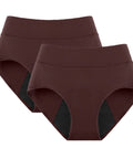 2Pack 3Layers Menstrual Panties High Waist Physiological Incontinence Breathable Briefs Waterproof Period Women Underwear 5Color