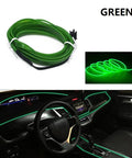 USB Powered Car Interior LED Light for Summer, Car Accessories, Car Electronics, Multiple Color Modes 5M Fiber Ambient Light, Car Interior Decorative Light, Magic Light Tape