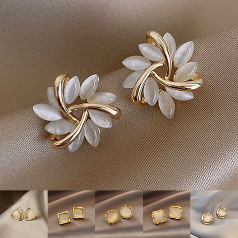 Opal Stud Earrings