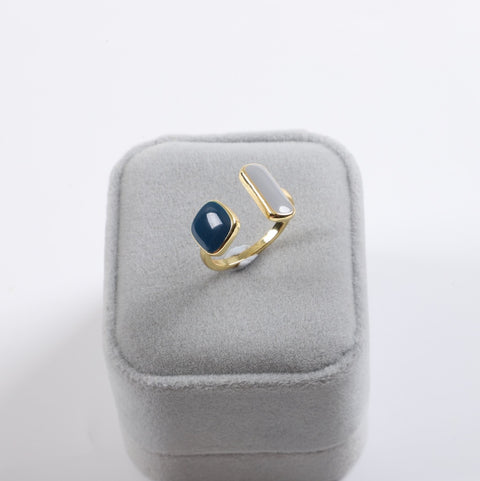 Geometric Dripping Ring