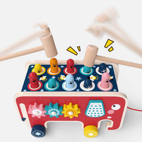 Wooden Whack-a-Mole for Kids